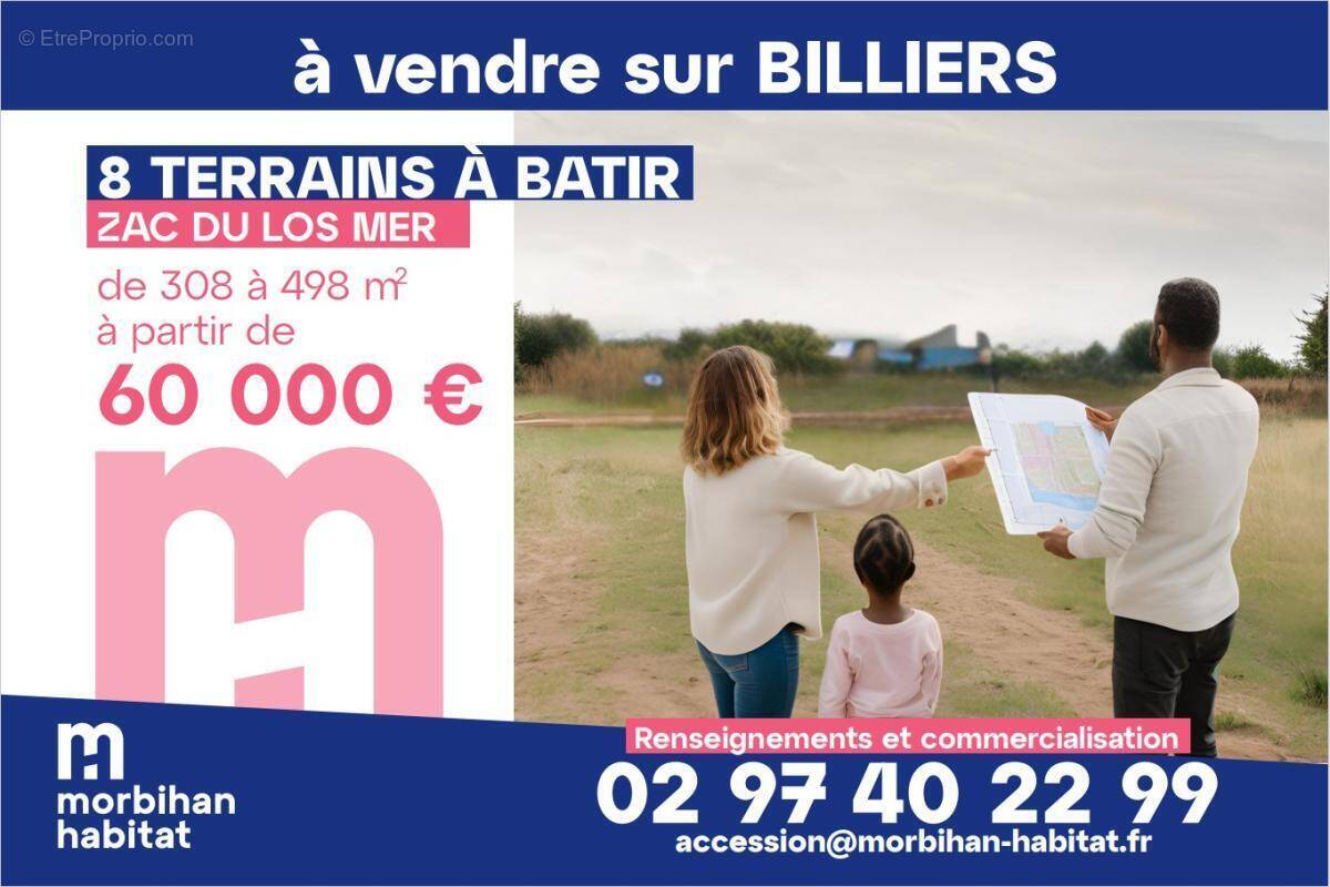 Terrain à BILLIERS