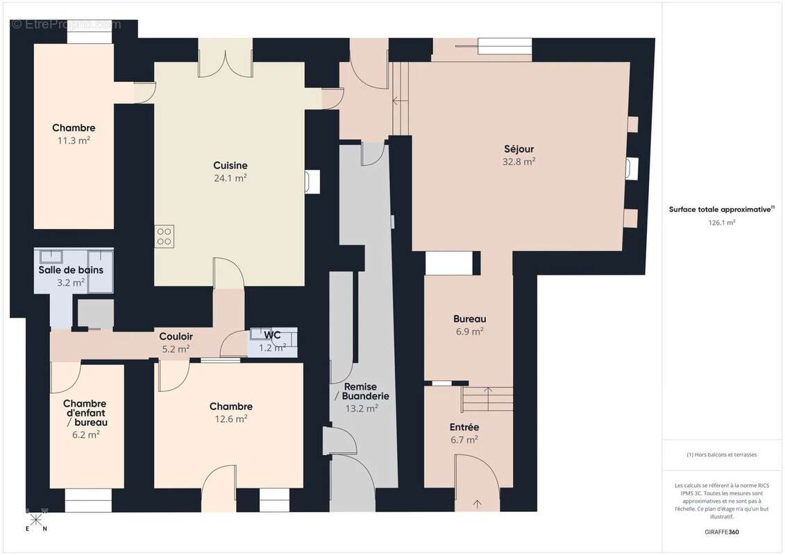 Maison de caractère 105 m² – 2 chambres + bureau/chambre d’enfant – Jardin – Vertou - photo 10