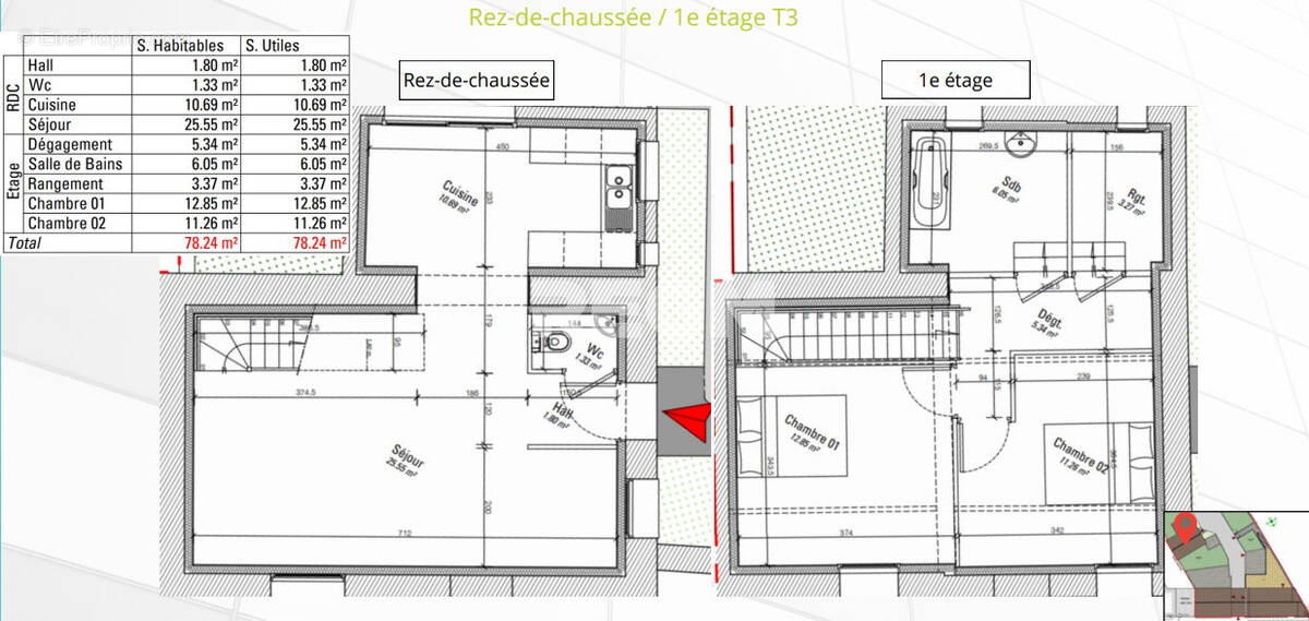 Appartement à ECURIE