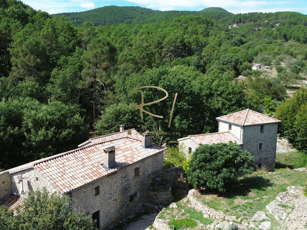 Mas en pierre   300 m2 hab   8 ha de terrain, Sud Ardèche - photo 3