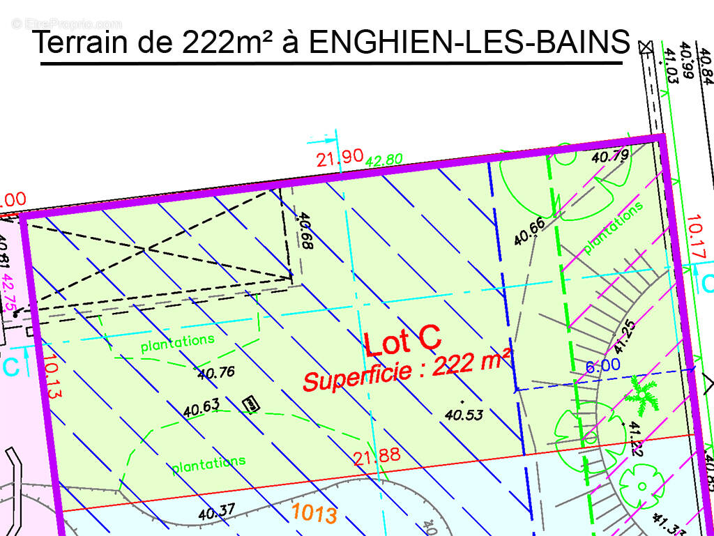 Terrain à ENGHIEN-LES-BAINS