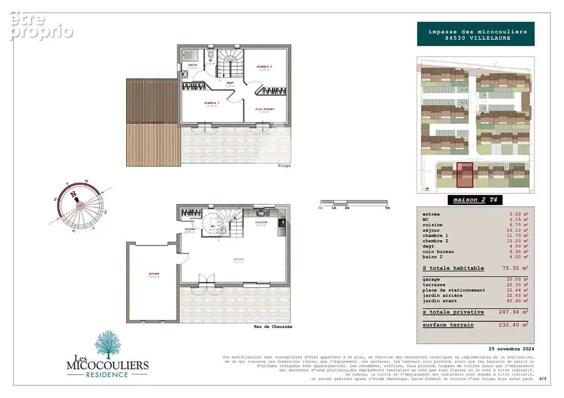 Prox Pertuis Maison T3 75,35 m2 hab avec terrasse, jardin et garage - photo 3