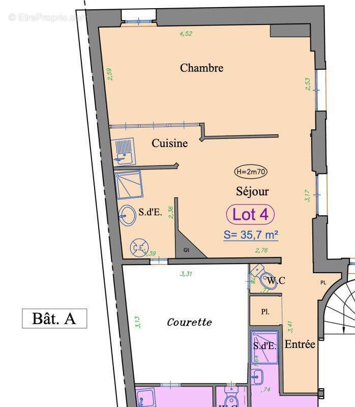 Appartement à PARIS-20E