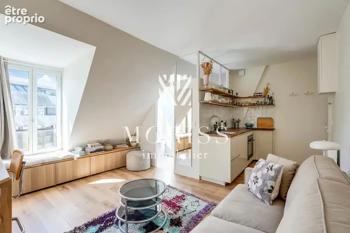 Studio - dernier etage - 75018 paris - photo 1