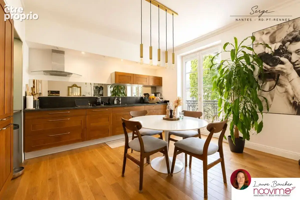 Nantes hauts-pavés / saint-félix   t3 de 69 m2   charme de l - photo 3