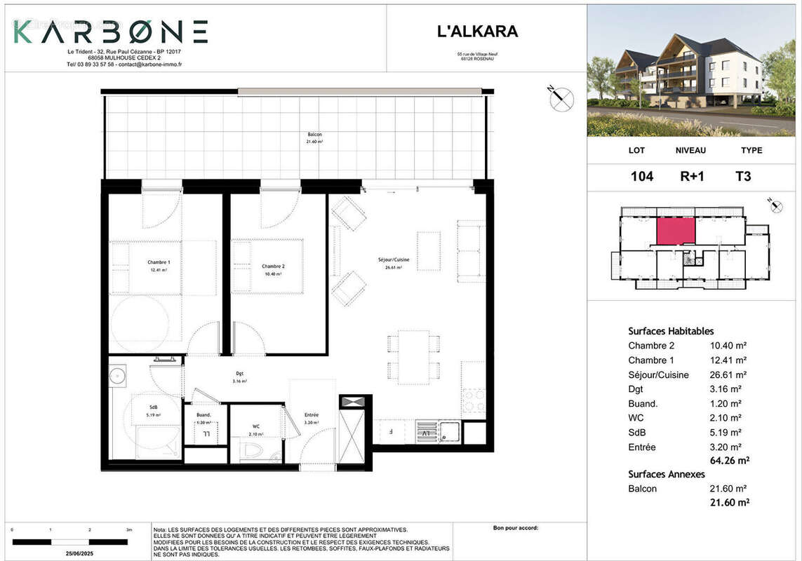 Appartement à ROSENAU