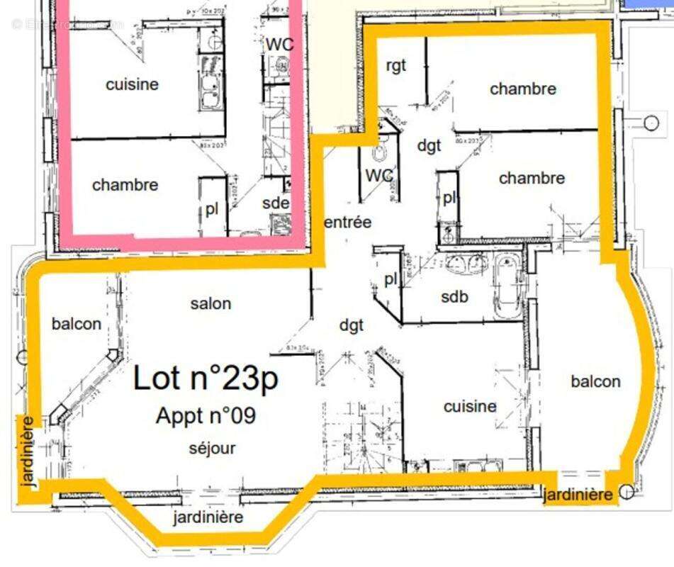 Angers - T5 en duplex avec terrasse et parking - photo 13