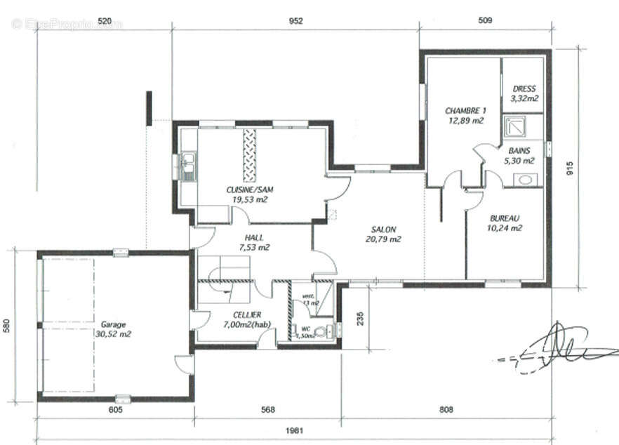 Maison familiale de 130 m2 sur 1 100 m2 de terrain avec piscine à 300 M du centre de Brindas - photo 4