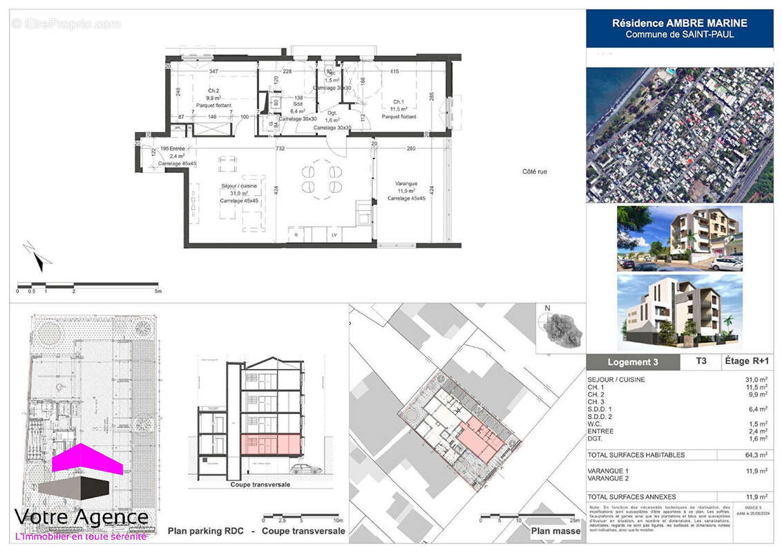 Appartement à SAINT-PAUL