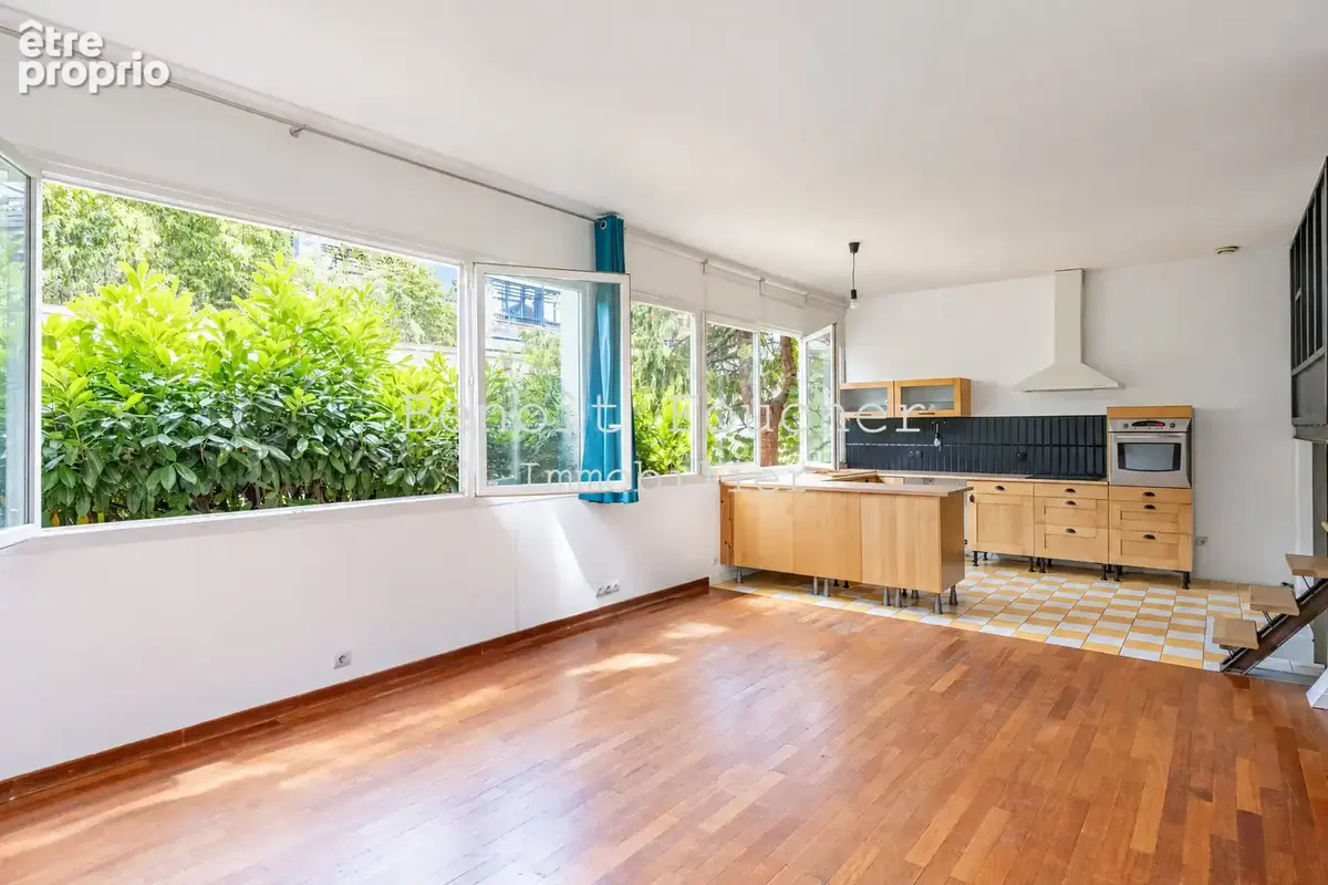 Le Pré-Saint-Gervais - appartement 96m2 trois chambres avec cour partagée - photo 2