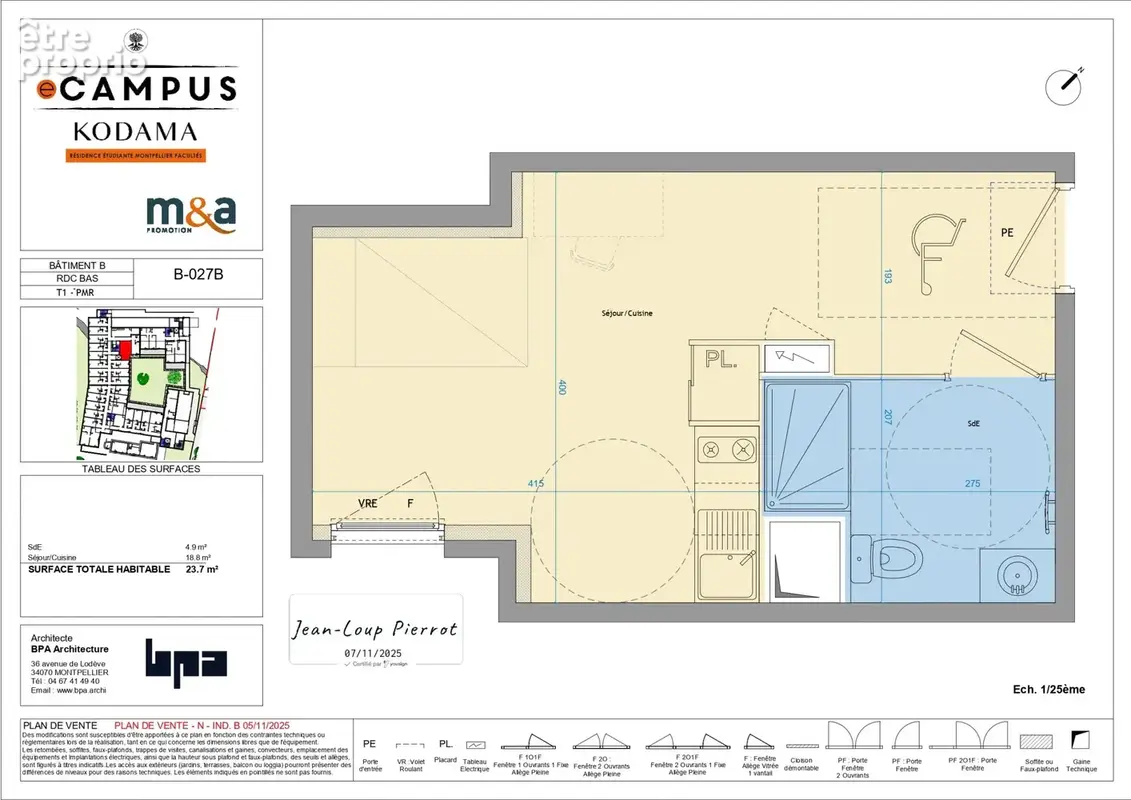 Appartement 23 m² à Montpellier  - photo 8
