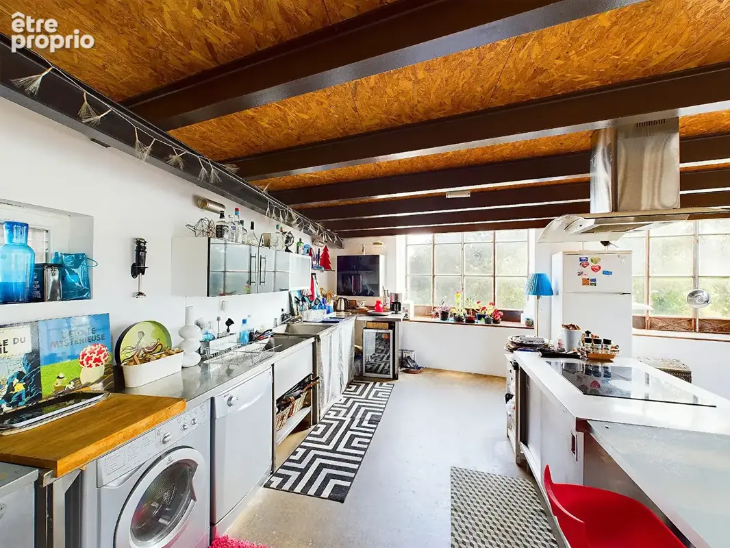 Loft de 245m²  sur 3 plateaux d'ans une ancienne filature  sur parcelle de 900m² situe a villeneuve de berg 07170 - photo 8