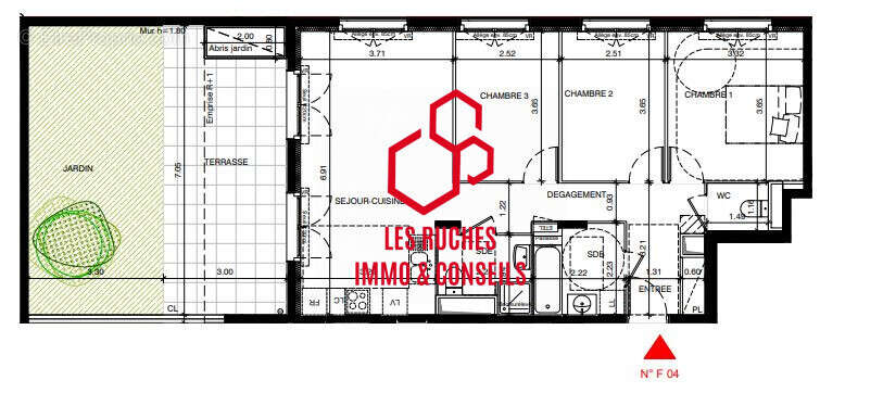 Appartement à BUSSY-SAINT-GEORGES