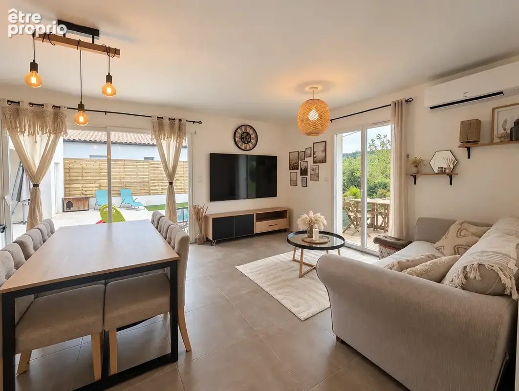 Villa contemporaine de plain-pied avec piscine et vue dégagée à Montbrun-des-Corbières - photo 3