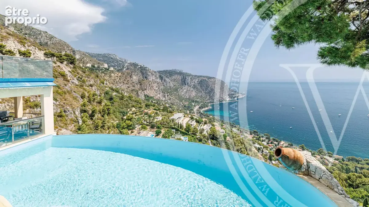 Villa 6 chambres avec vue mer panoramique et piscine à débordement à Èze - photo 1