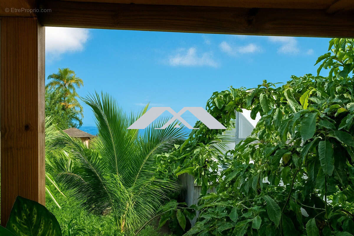 Vue terrasse - Appartement à SAINT-PAUL