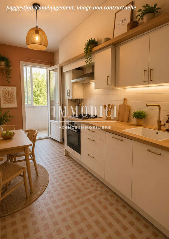 T3 traversant de 52 m2 au cœur du quartier États-Unis - 2ᵉ étage d'une copropriété - photo 14