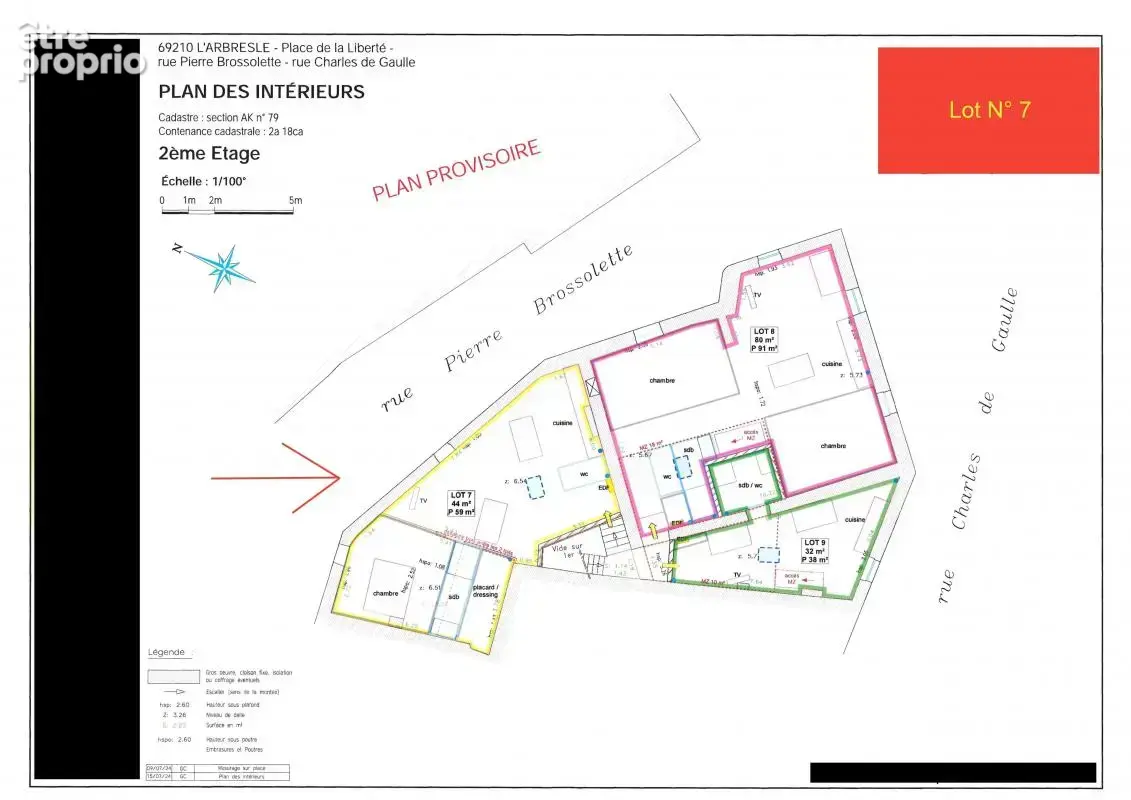 Plateau viabilisé à vendre 59m² - photo 4