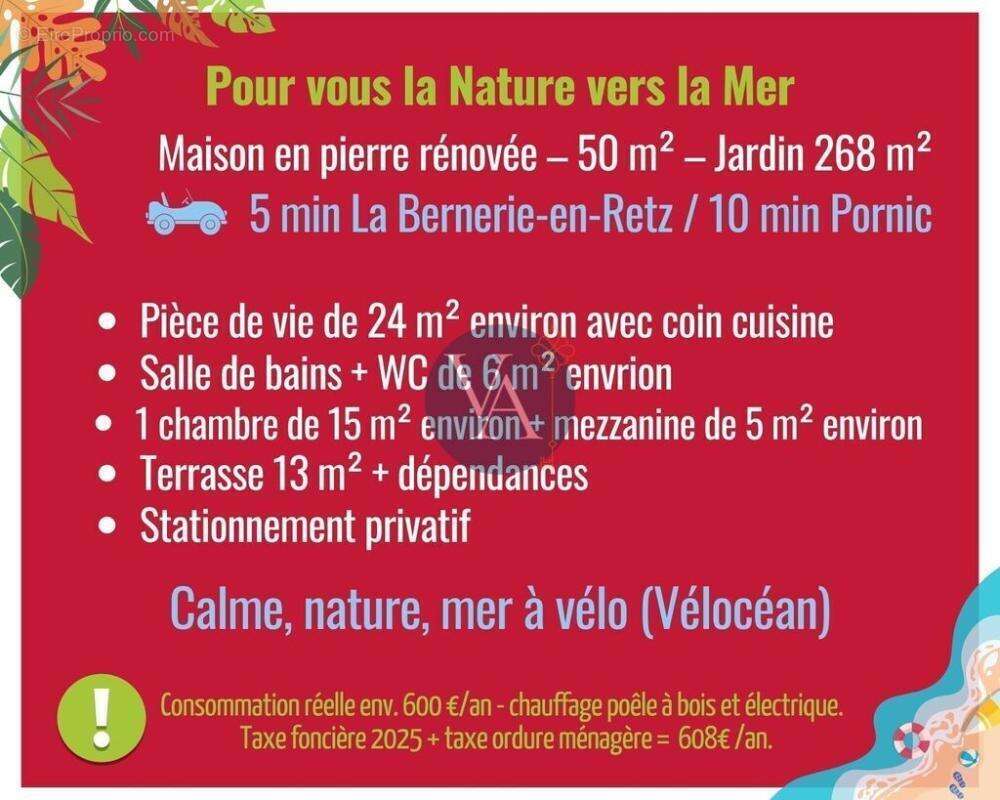 Maison à PORNIC