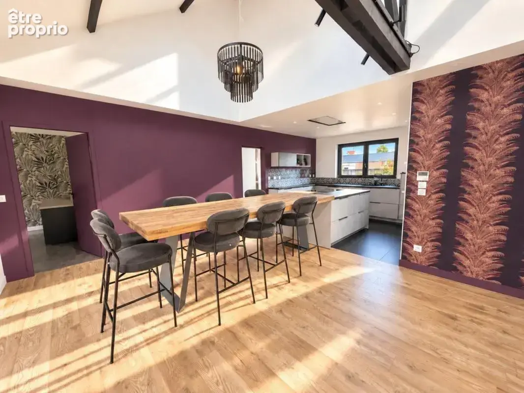 Plain pied individuel - 5 chambres - garage - jardin et piscine - photo 4