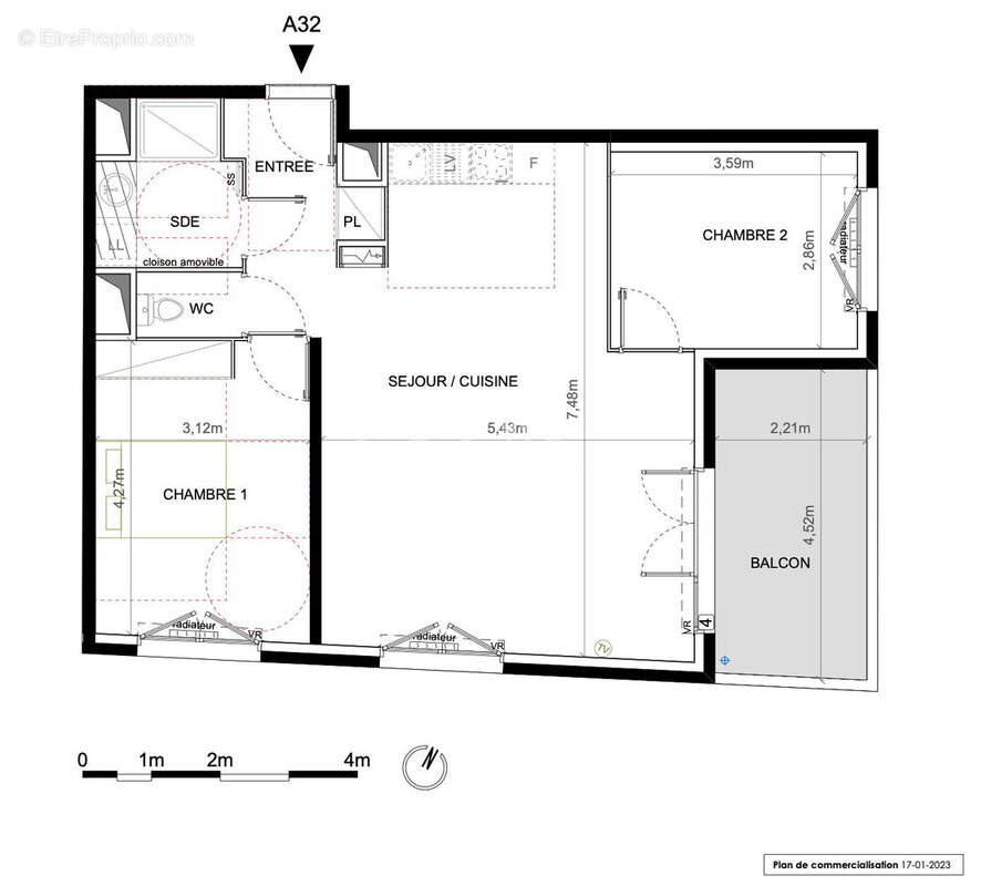 Appartement à MONTPELLIER