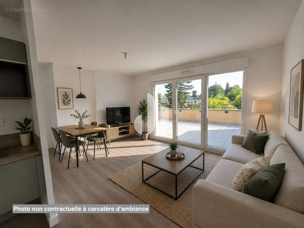 Appartement Gradignan 2 pièces 43.52 m2 grande terrasse de 32 m2 - photo 2