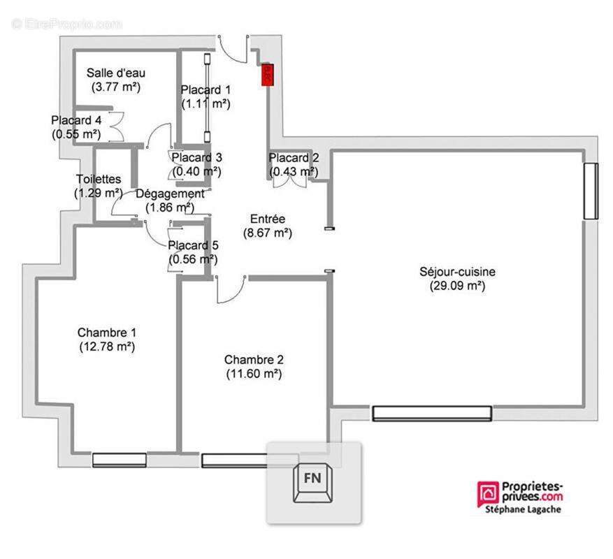 Appartement Le Touquet Paris Plage 3 pièce(s) 72.1 m2 avec balcon cave et parking - photo 3