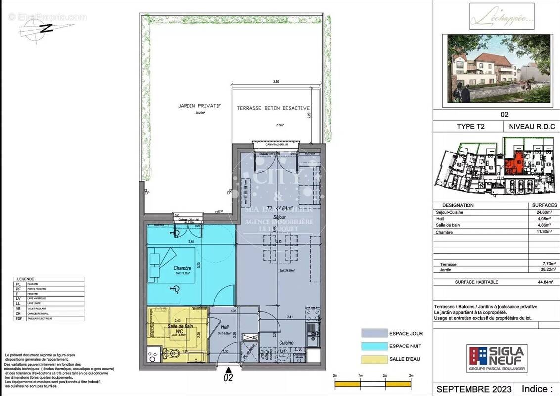 Appartement à MONTREUIL