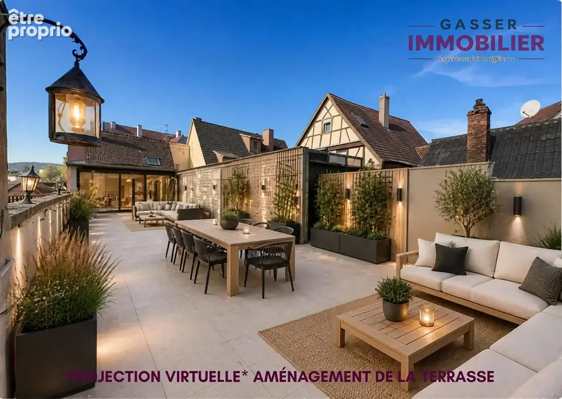 SAVERNE CENTRE - Duplex atypique avec terrasse panoramique - photo 3
