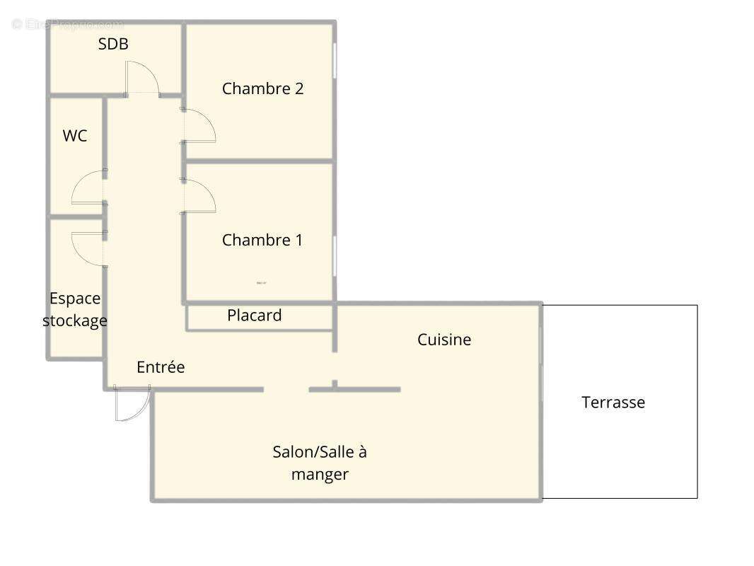 Appartement ancien - photo 3