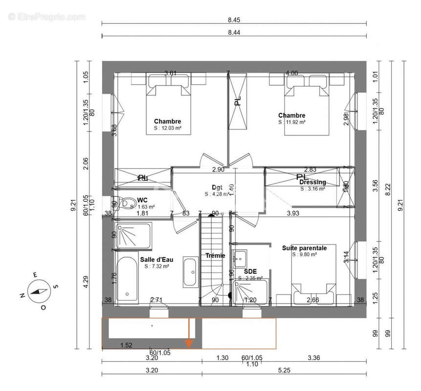 Terrain 362 m² à Villevaude  - photo 2