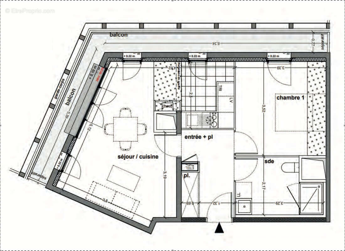 Appartement à MERIGNAC