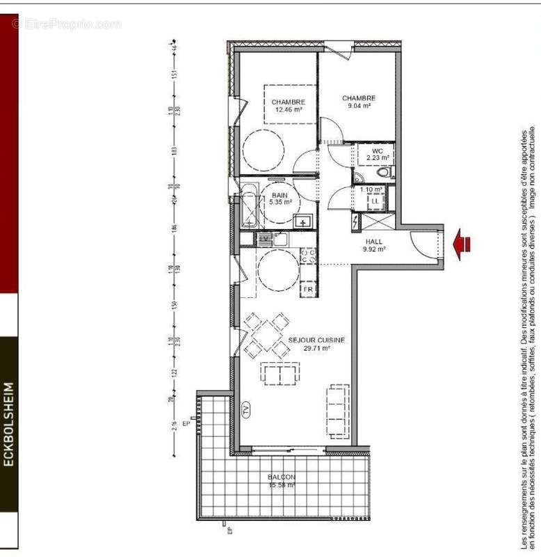 Appartement à ECKBOLSHEIM