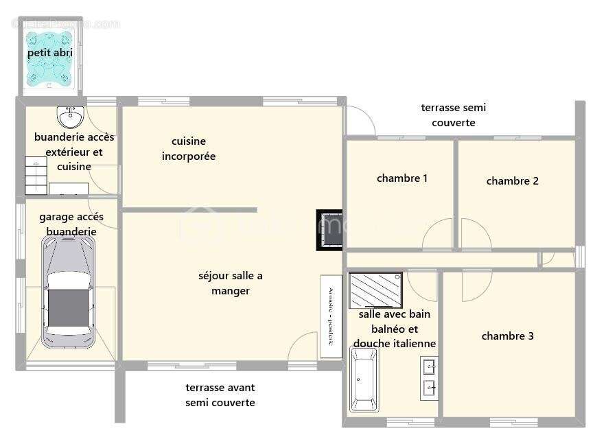 BEAU PLAIN-PIED 4 chambres - 1600m² Terrain Arboré - photo 12