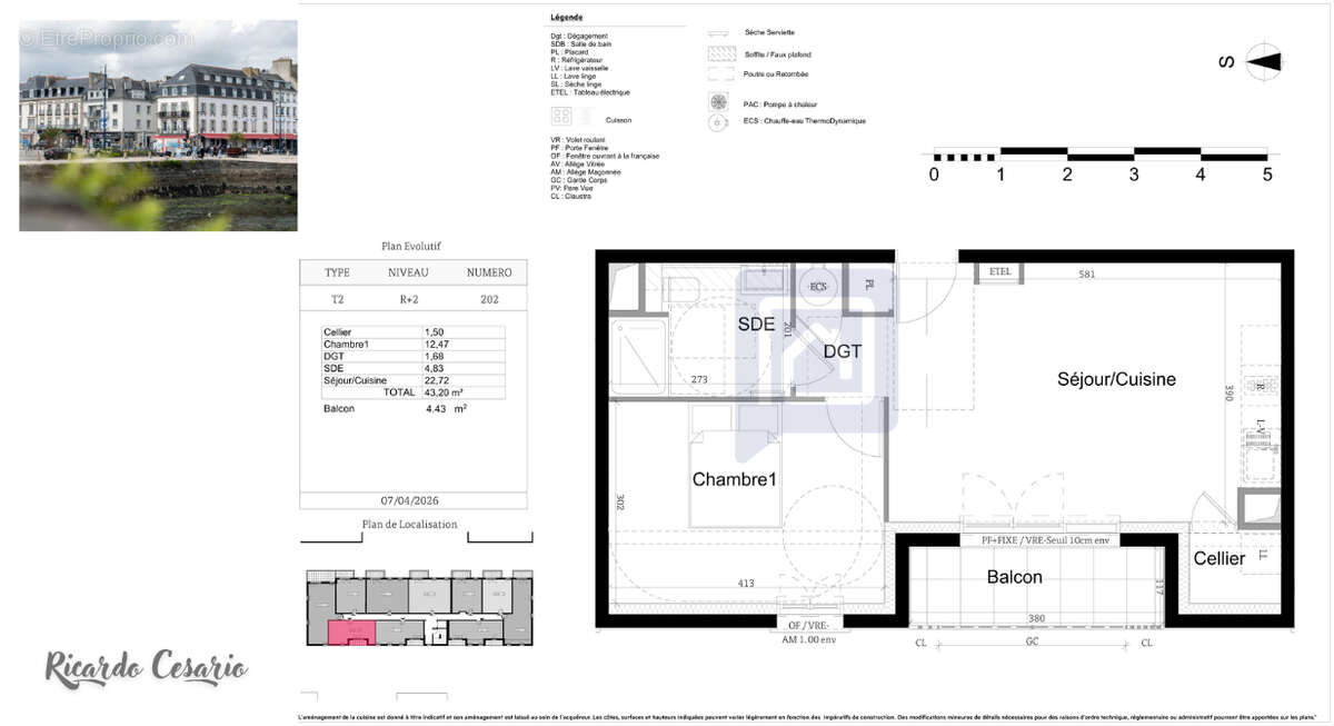 Appartement à CONCARNEAU