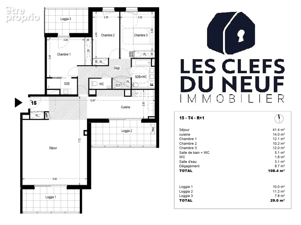 Appartement Toulouse 4 pièces de 111m² + 92m² de jardin et loggia + Parking sous-sol ! COTE PAVÉE - photo 11