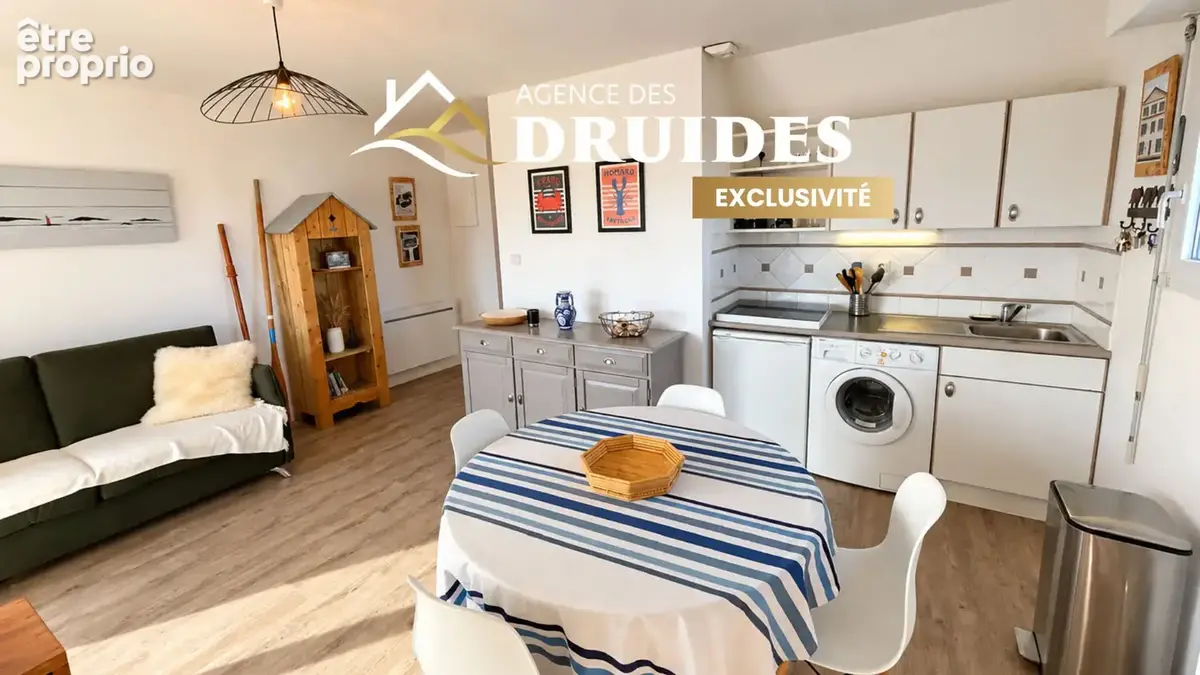 Exclusivité Agence des Druides - CARNAC PLAGE - PORT AN DRO - Charmant T2 avec balcon, parking privatif et cave - À 500 m des pl - photo 3