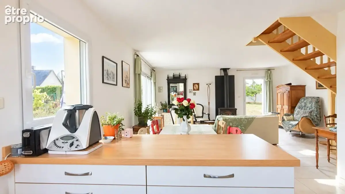 Maison à vendre 3 pièces GUILVINEC (29) en excellent état, au calme, beau jardin avec extension possible - photo 9