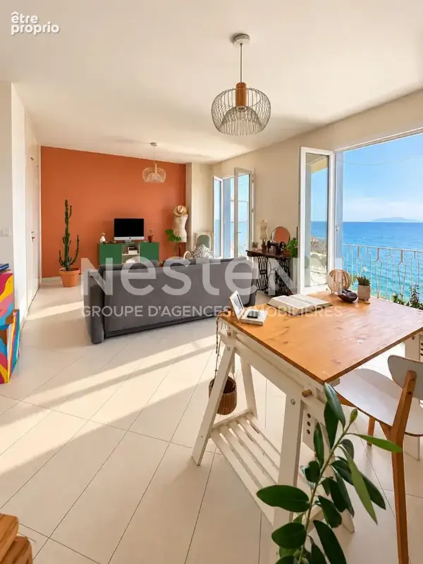 Bastia  T3 70 m²  Dernier étage  Terrasse face mer  Parking  Cave - photo 1
