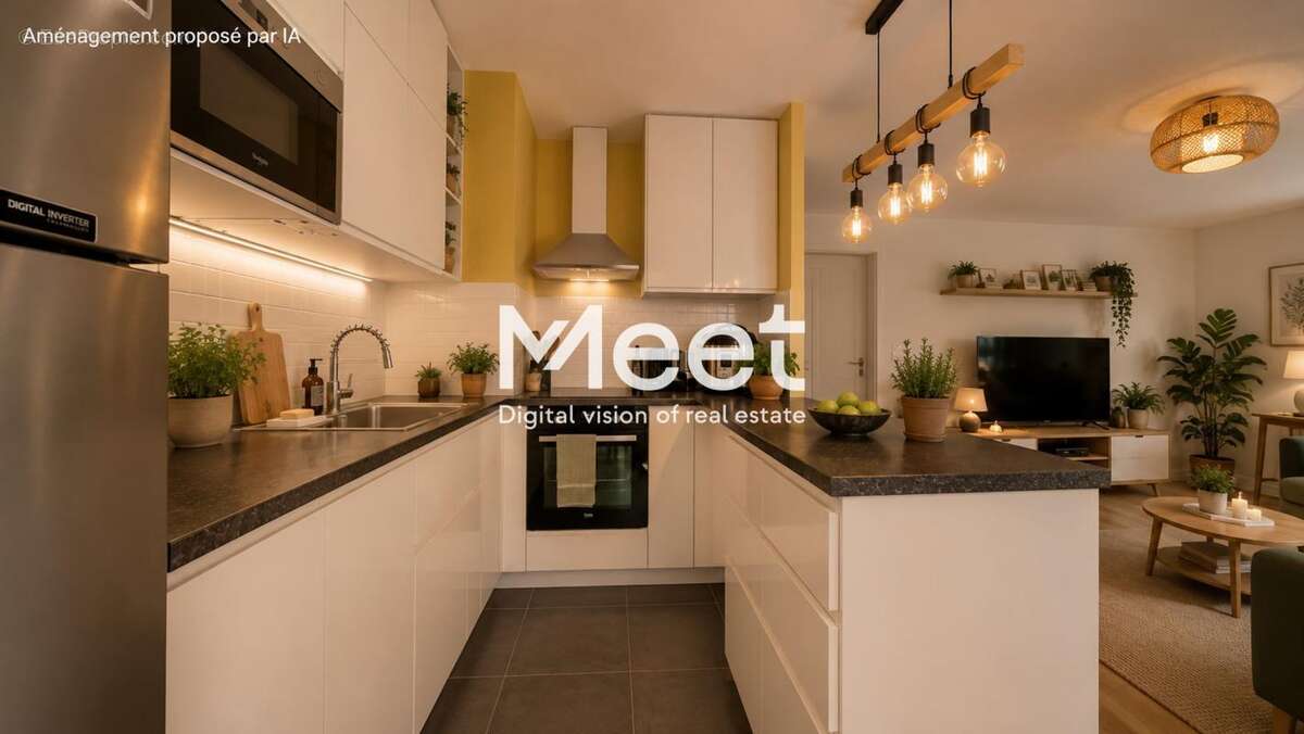 Appartement 3 pièces - 64,30 m² - parking - balcon - port à l'anglais - photo 5
