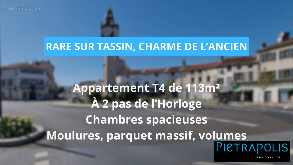 Appartement à TASSIN-LA-DEMI-LUNE