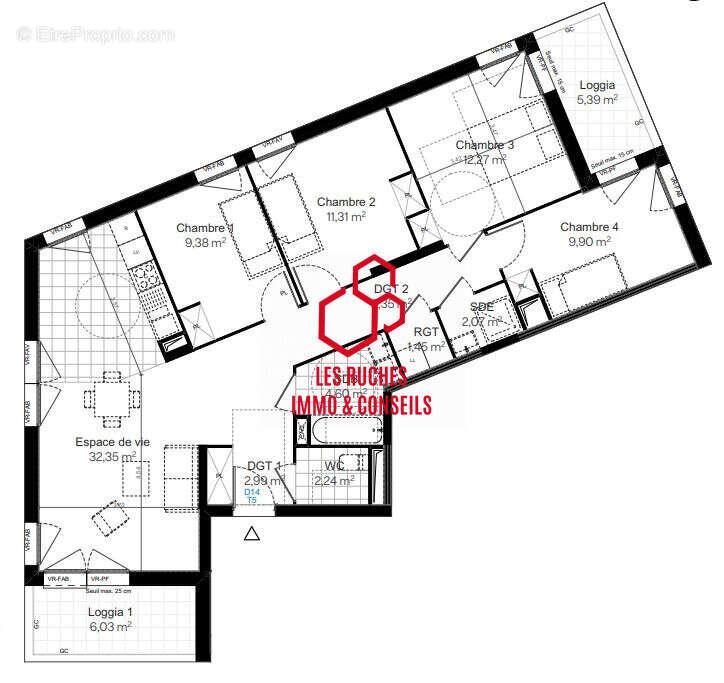 Appartement à AUBERVILLIERS