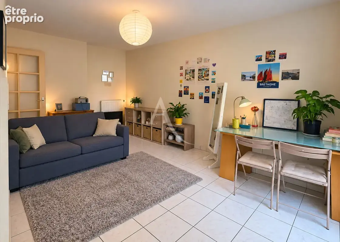 Appartement Nantes 1 pièce(s) 27m² - photo 2