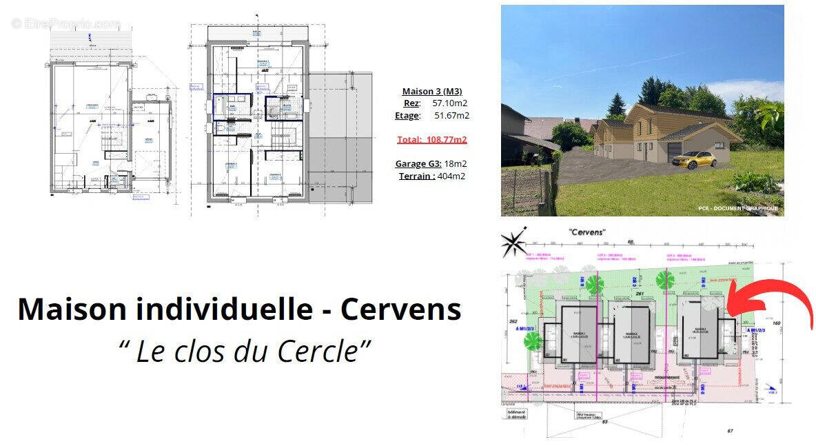 Maison à CERVENS