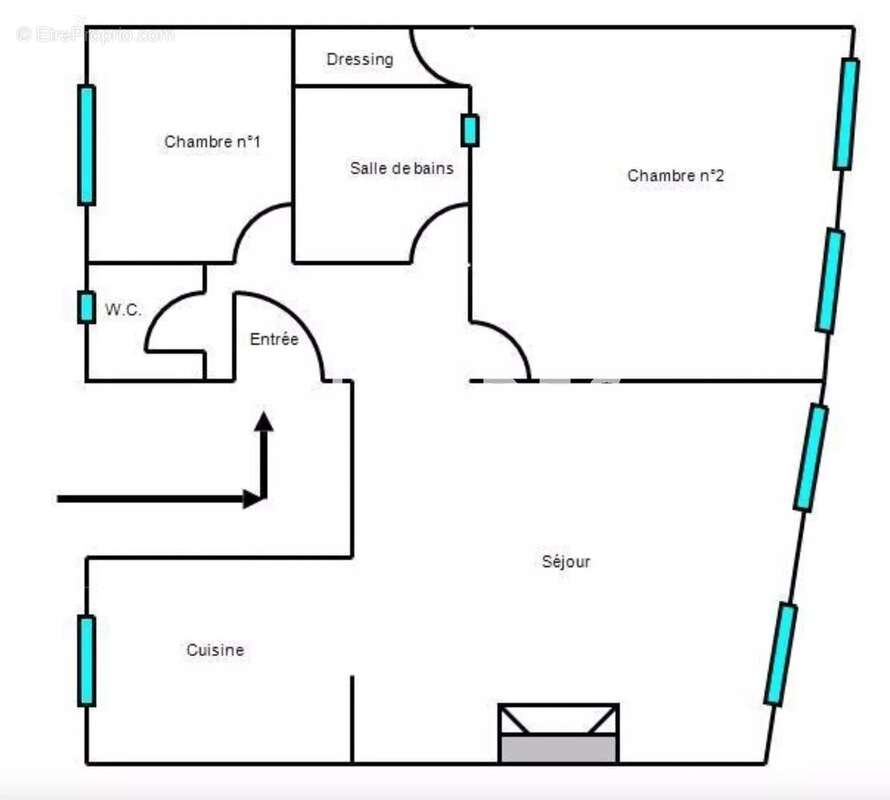 Appartement à MARSEILLE-1E