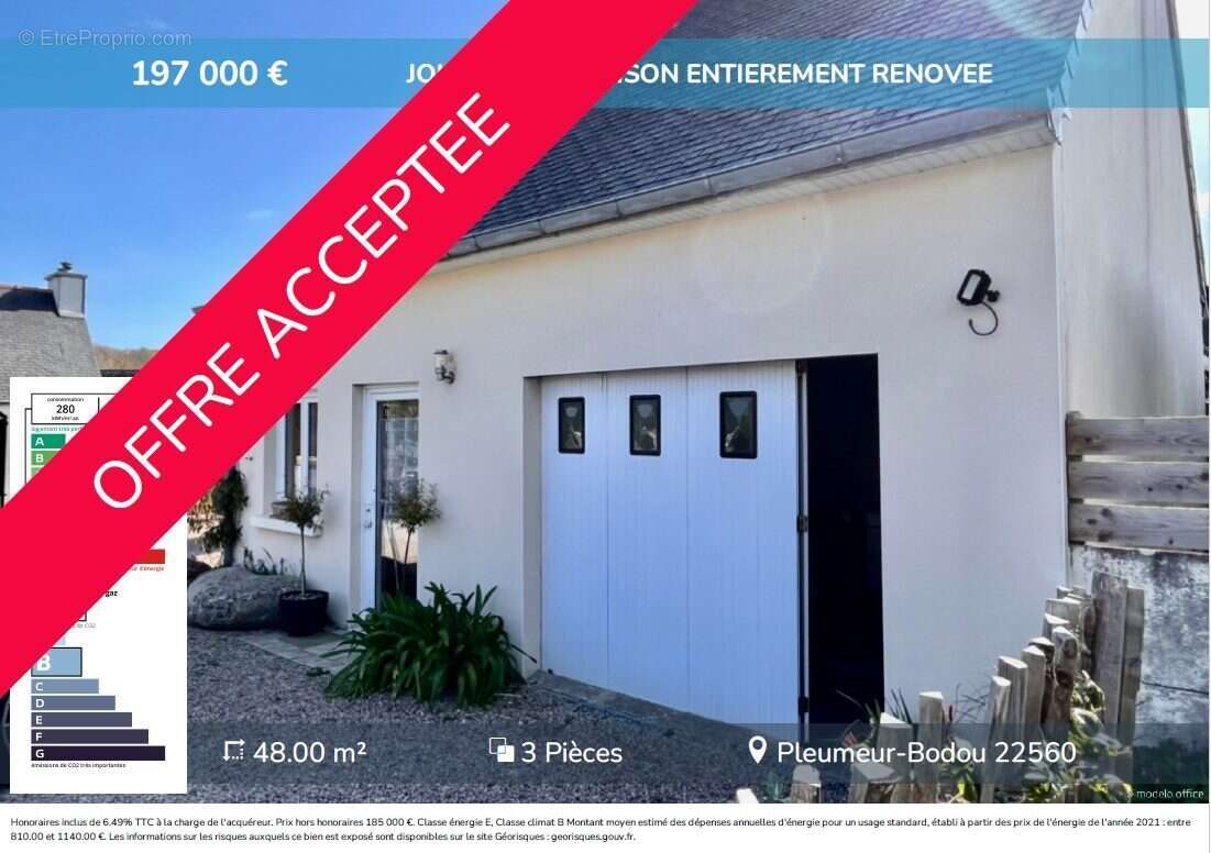 Maison à PLEUMEUR-BODOU