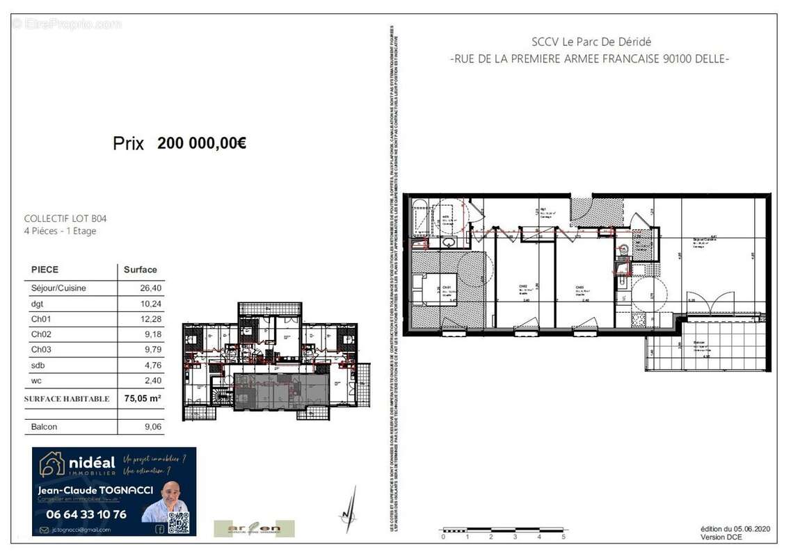 Appartement à DELLE