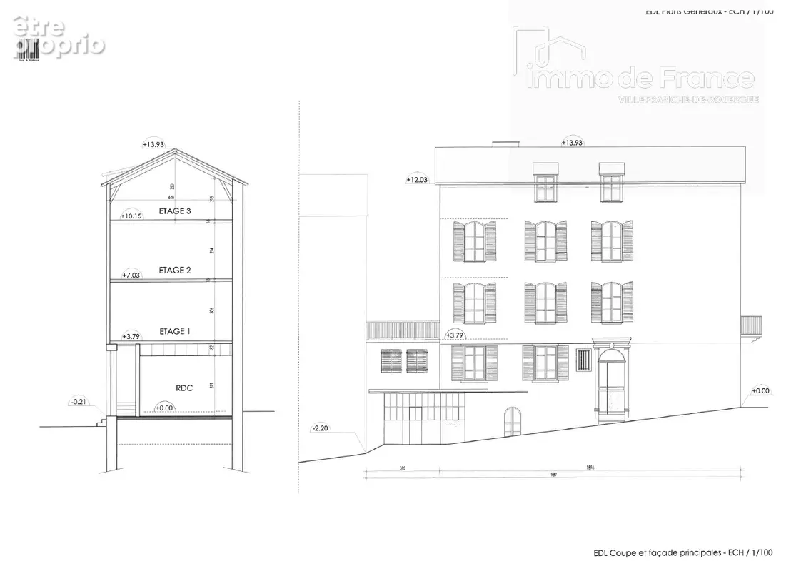 Immeuble de 280 m² avec local commercial et caves - photo 9