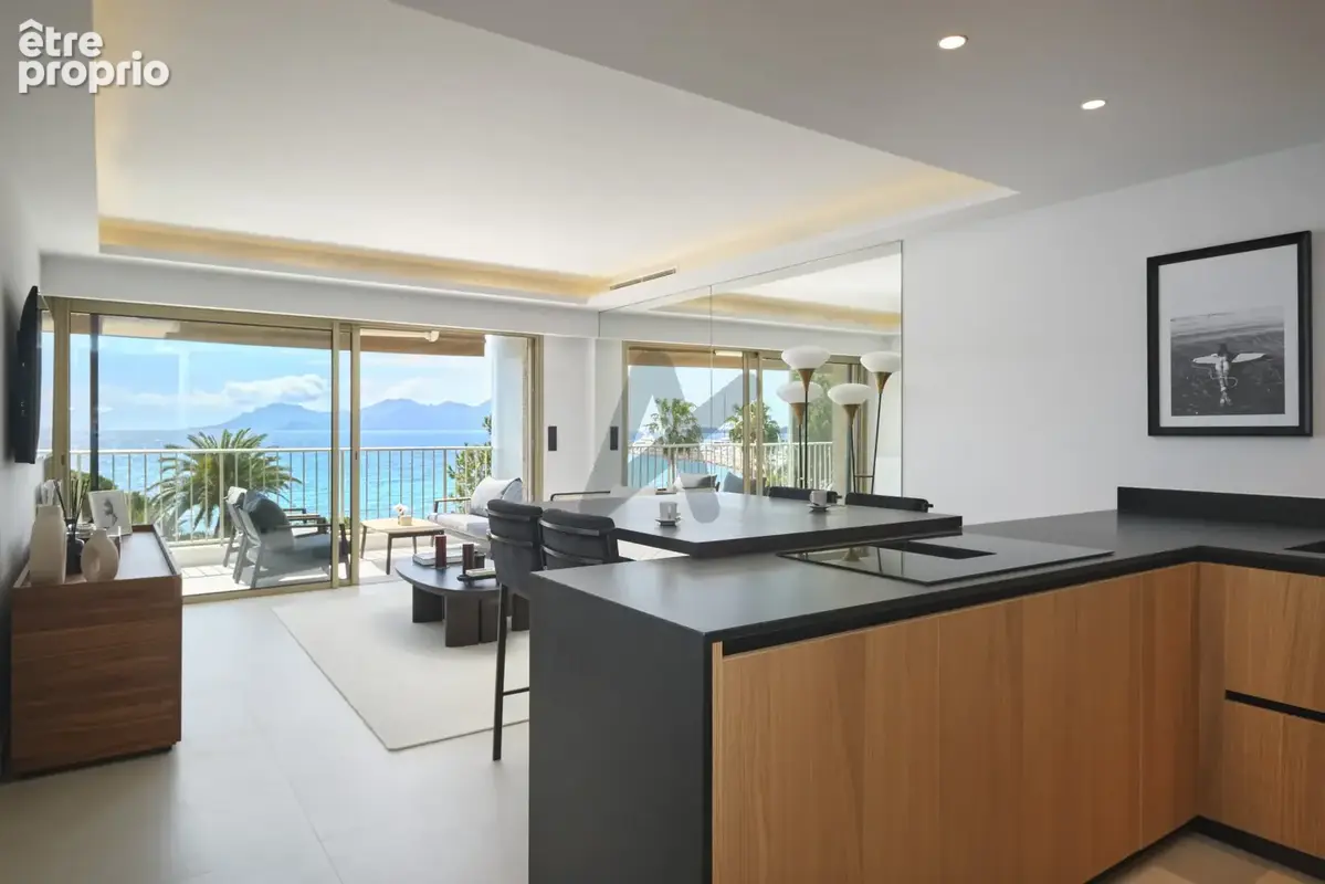 Cannes, Croisette - Appartement 3 pièces Vue Mer Panoramique - photo 4