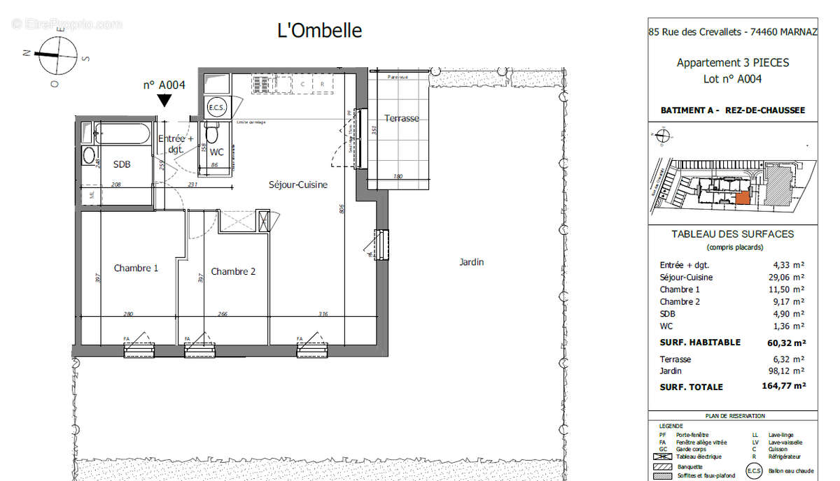 Appartement à MARNAZ